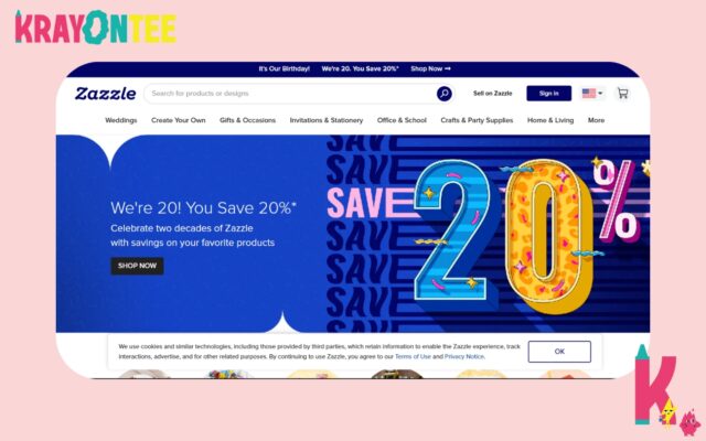 Tự thiết kế áo thun qua zazzle