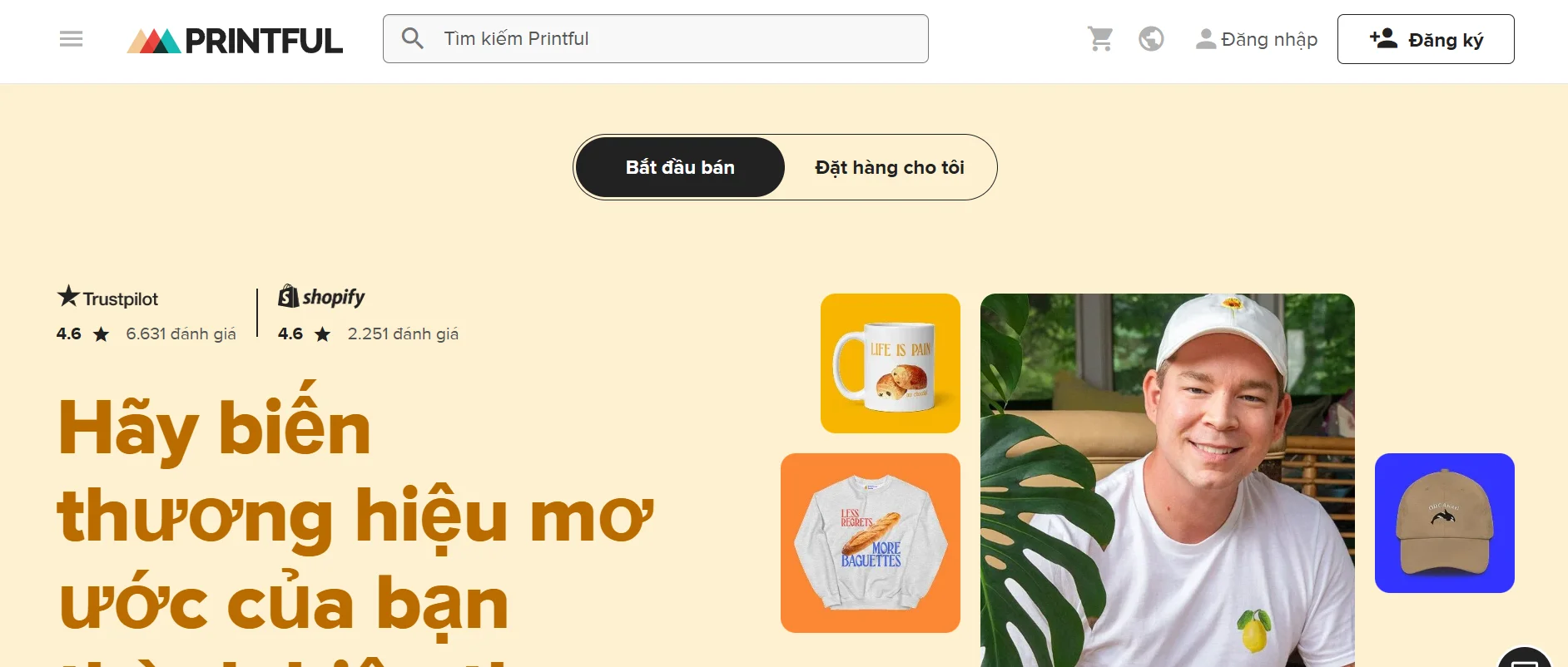 Printful – Trang web thiết kế áo thun tích hợp in POD