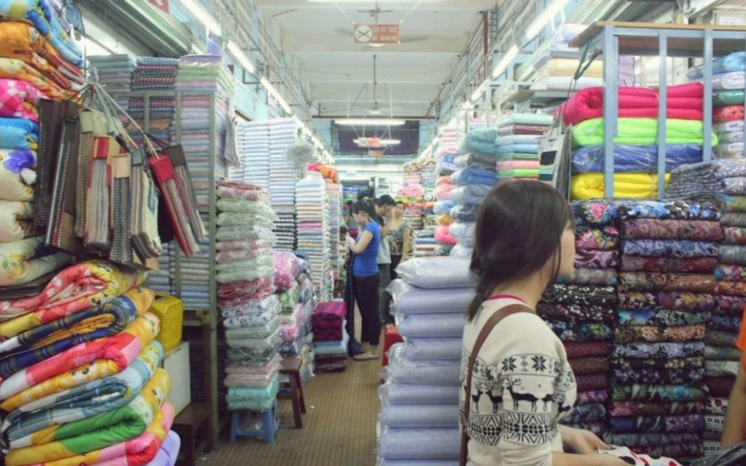 Khu Chợ Vải Sỉ Lẻ 