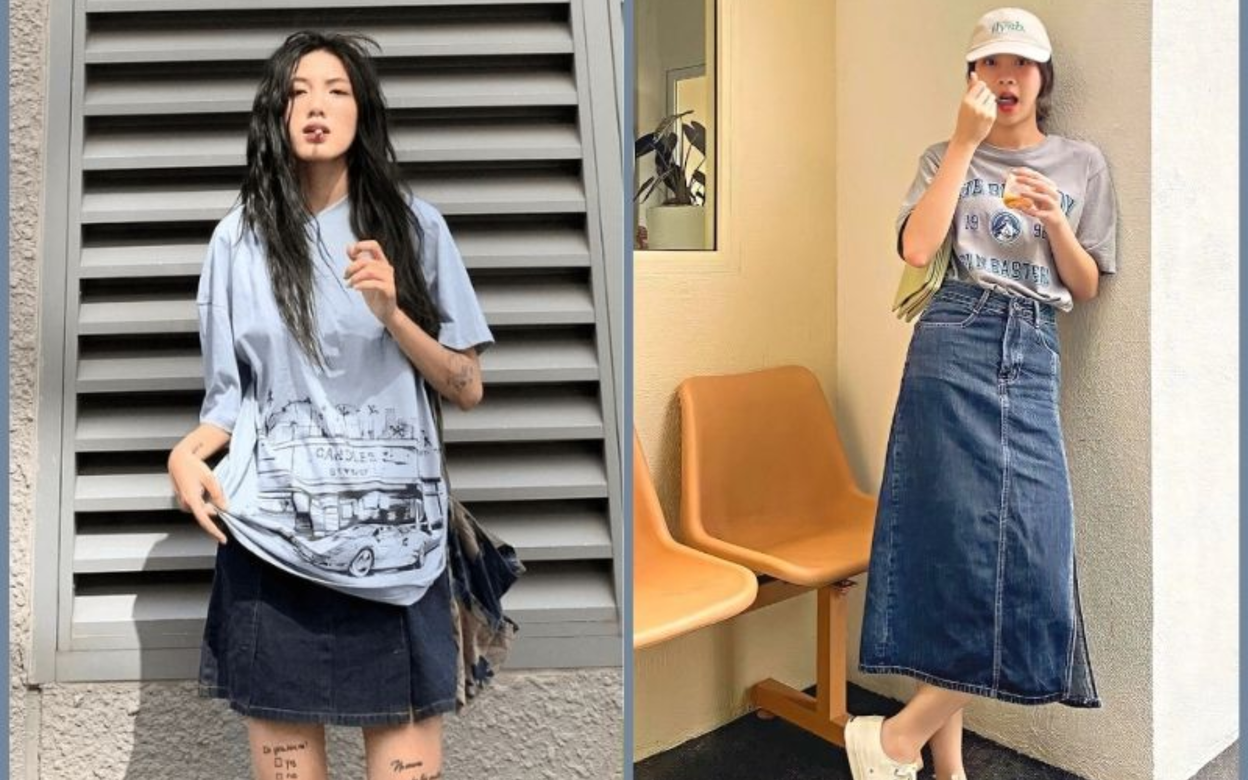nâng tầm outfit với áo thun form thường